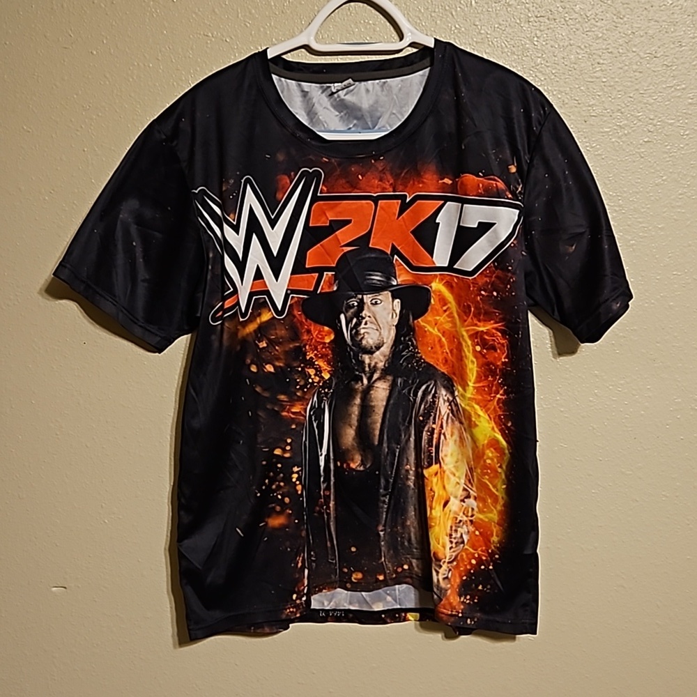 W 2k17 Video Game WWE Undertaker Shirt
